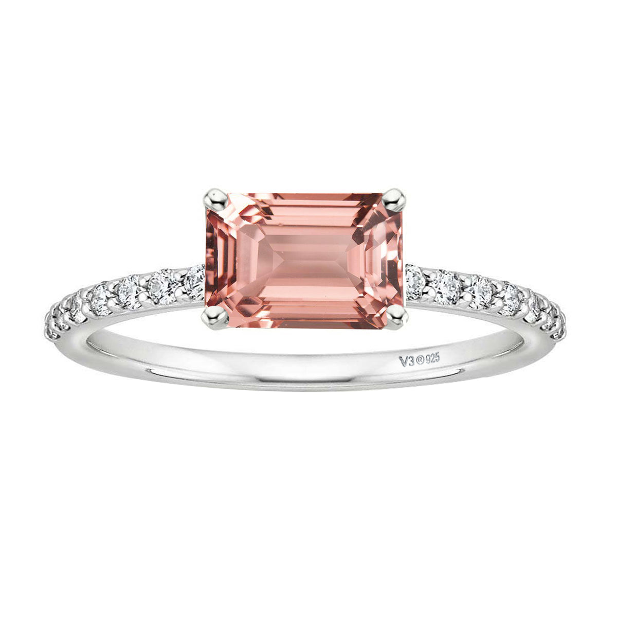 Peach, White-