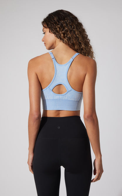 2 PK Stone Washed Verta Textured Bra - Our Cafe Story