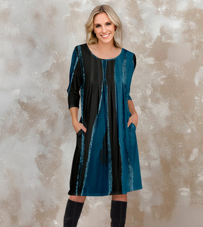 Turquoise and Black-