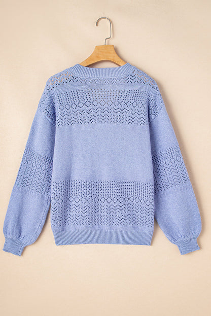 Threaded Pear Avery Detail Drop Shoulder Sweater