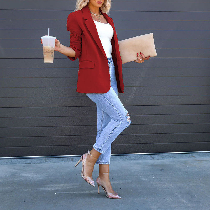 Women’s Open‑Front Casual Blazer