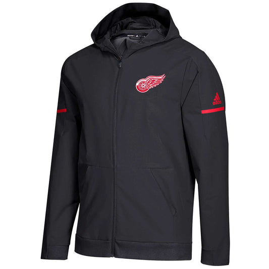 adidas Men's NHL Detroit Red Wings Woven Full Zip Hoodie