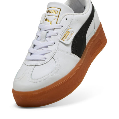 Puma Womens Palermo Elevata Leather White Gum