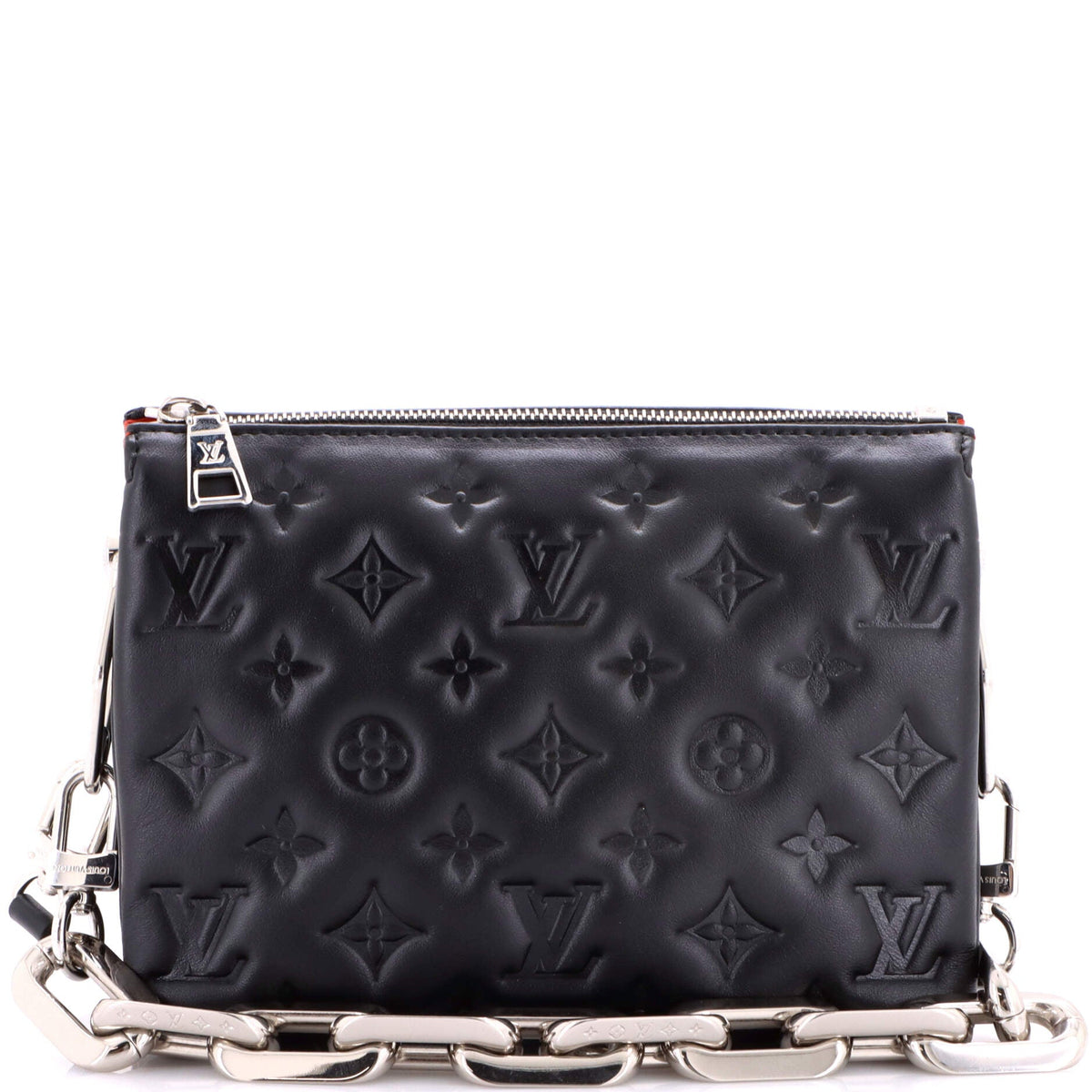 Coussin Bag Monogram Embossed Lambskin BB