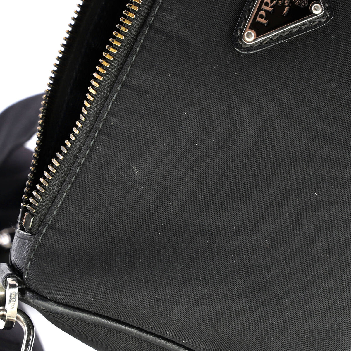 Re-Edition 2000 Double Zip Shoulder Bag Tessuto Small