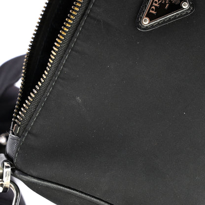 Re-Edition 2000 Double Zip Shoulder Bag Tessuto Small