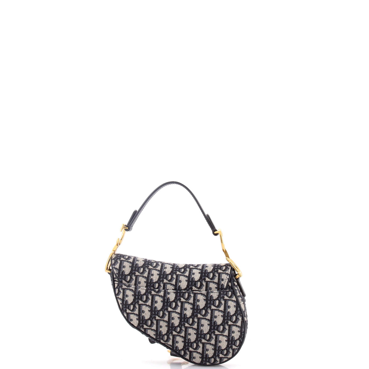 Saddle Handbag Oblique Canvas Mini
