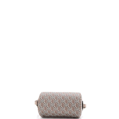 Cylindrical Shoulder Bag GG Shadow Coated Canvas Mini