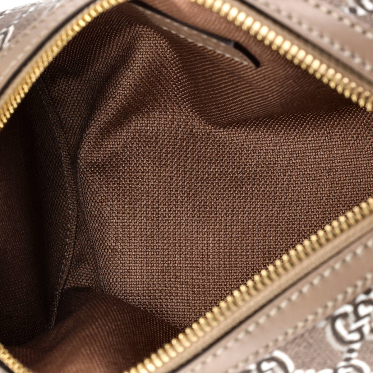 Cylindrical Shoulder Bag GG Shadow Coated Canvas Mini