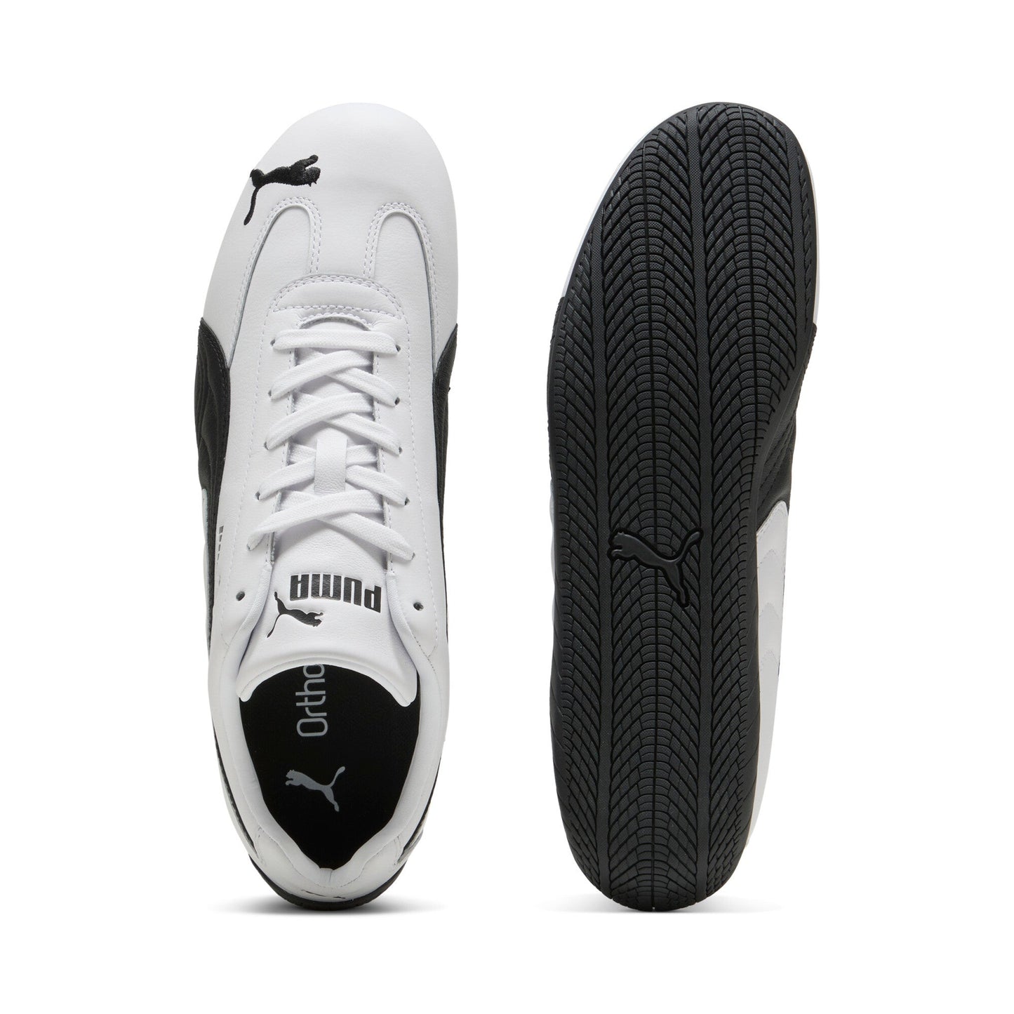 Puma Mens Speedcat Leather White Black