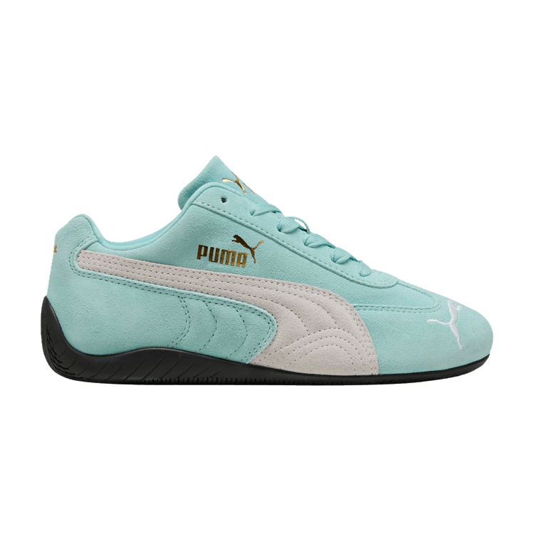 PUMA Speedcat OG Big Kids (GS) Sneakers — Safe Lake/PUMA White Suede Low-Top