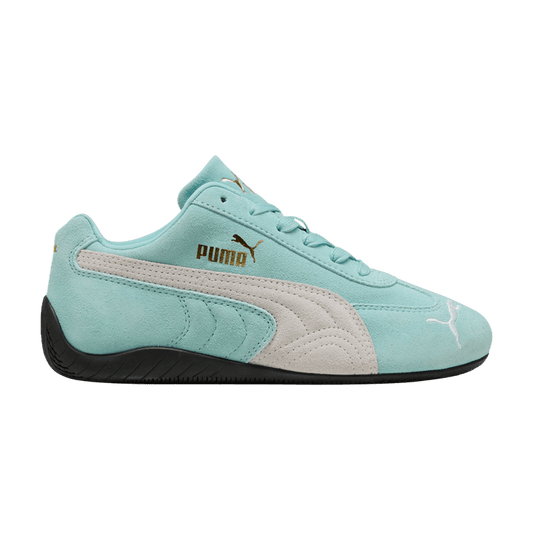 PUMA Speedcat OG Big Kids (GS) Sneakers — Safe Lake/PUMA White Suede Low-Top