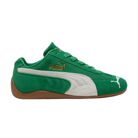 PUMA Speedcat OG Big Kids (GS) Sneakers — Archive Green/PUMA White Suede Low-Top