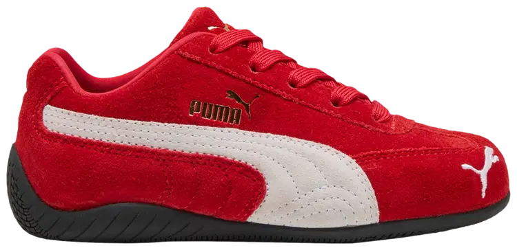 PUMA Speedcat OG Little Kids' (PS) Sneakers — Red Suede Low-Top
