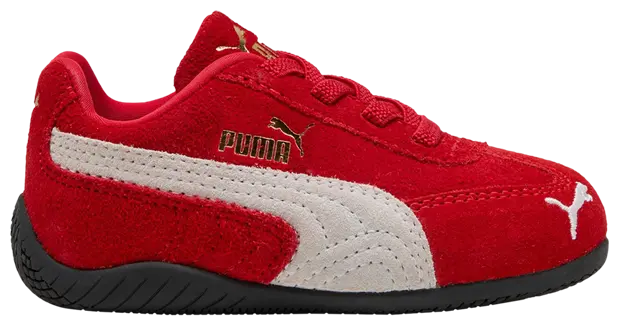 PUMA Speedcat OG Toddlers' (TD) Easy-On Sneakers — Red Suede