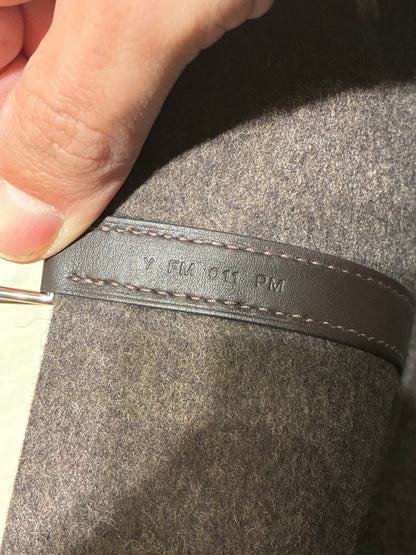 Picotin Lock Bag Felt with Leather MM