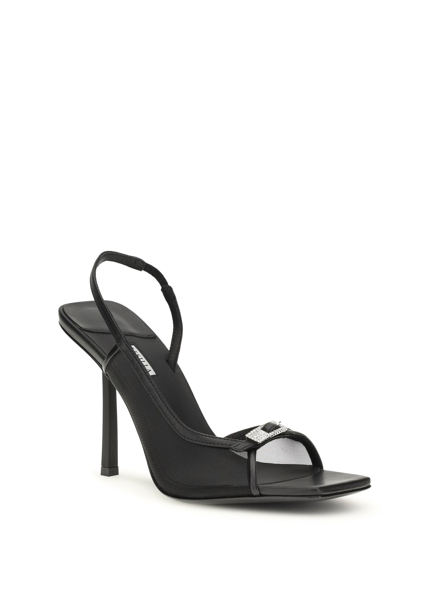 Sandals Vittoria Mesh Black/Crystal