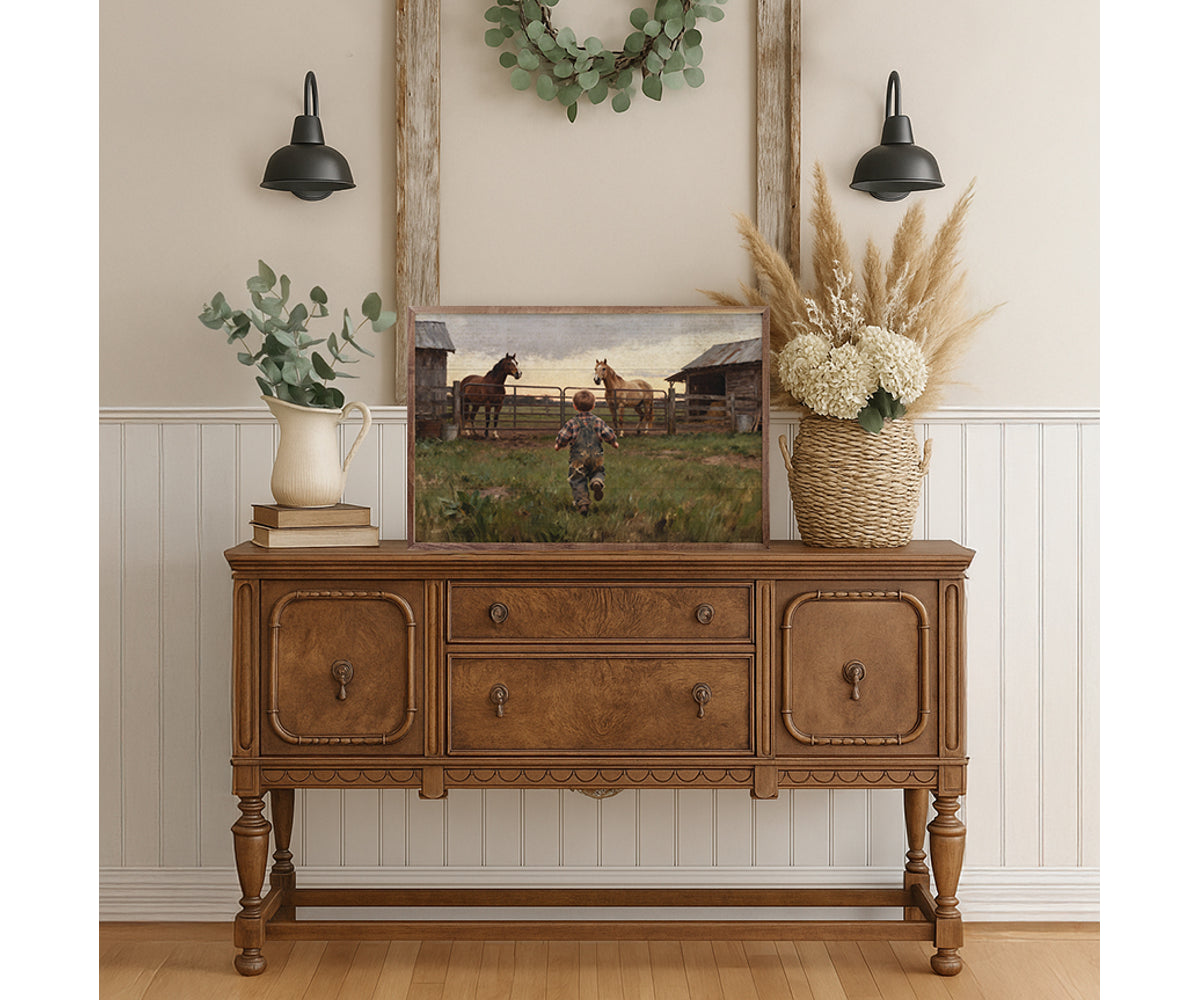 Kendrick Home A Boy And His Horses