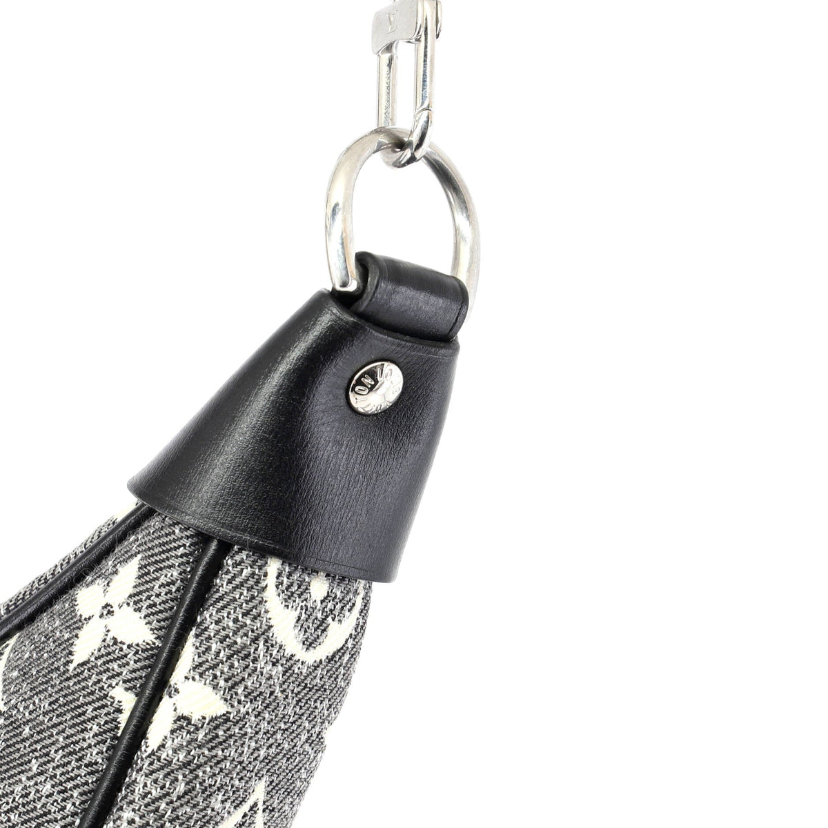 Loop Handbag Monogram Jacquard Denim
