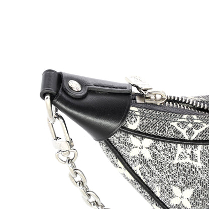Loop Handbag Monogram Jacquard Denim