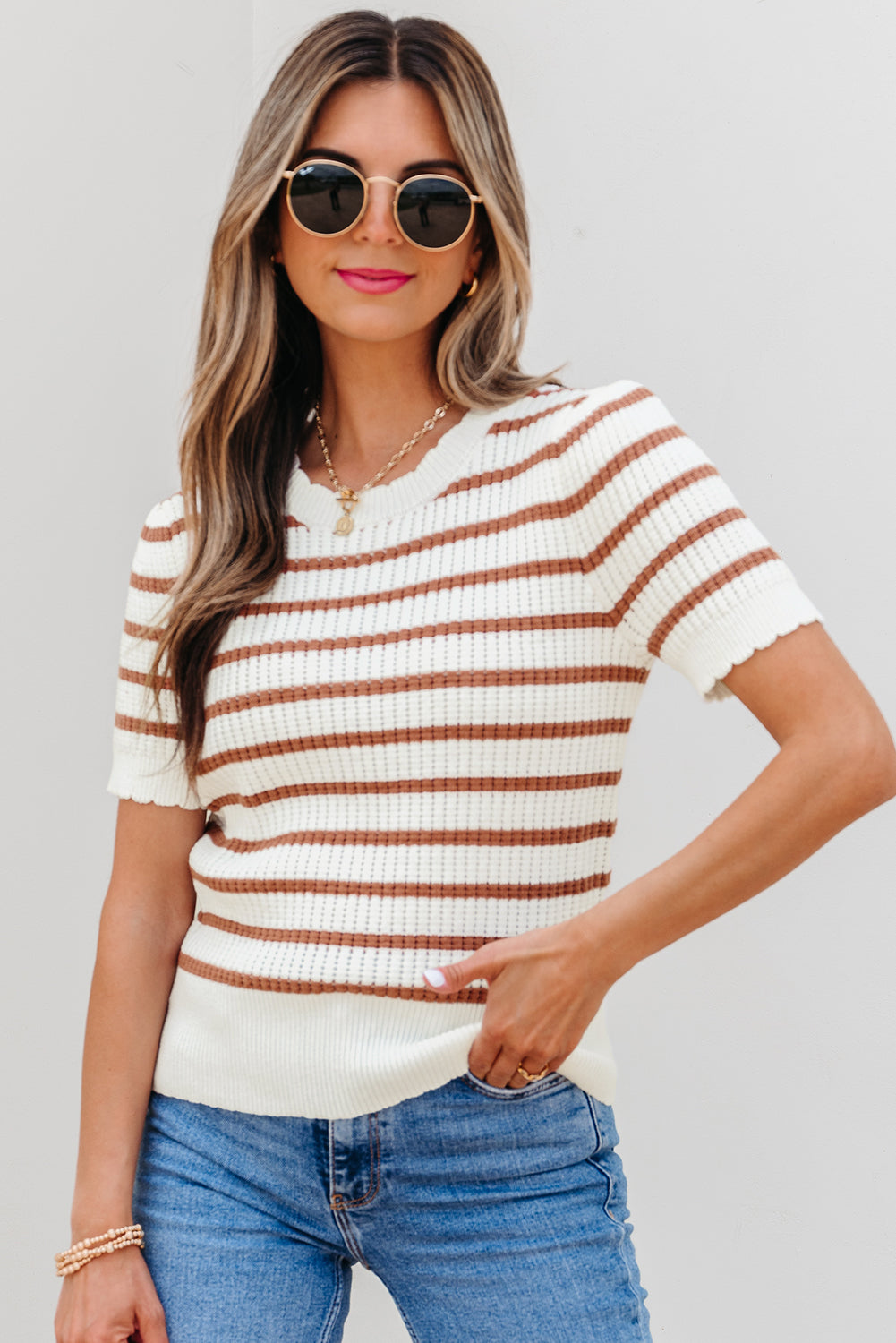 Khaki Stripe-