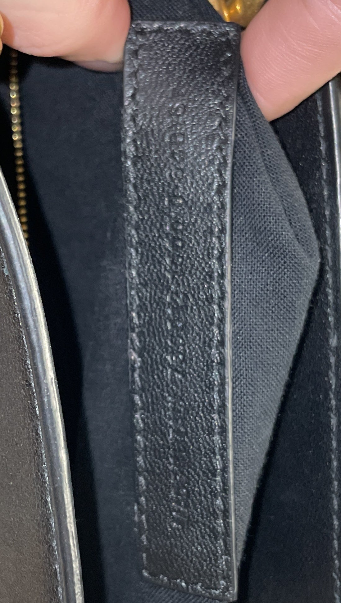 Duty Free Chain Tote Leather Small