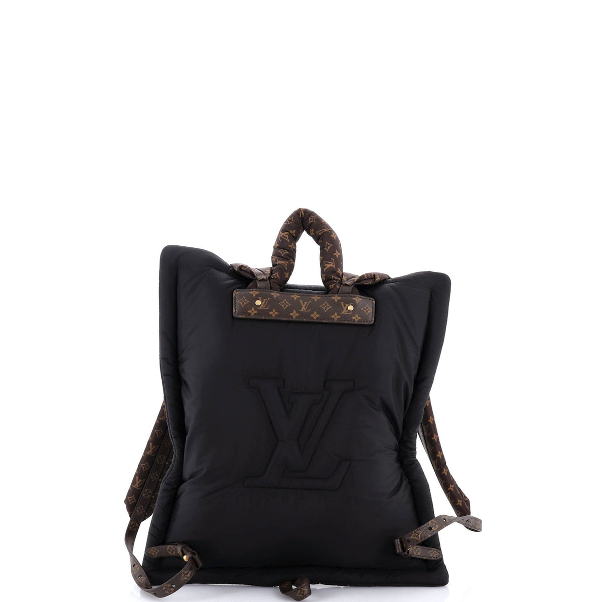 Pillow Backpack Monogram Quilted Econyl Nylon