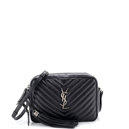 Lou Camera Bag Matelasse Chevron Leather Small