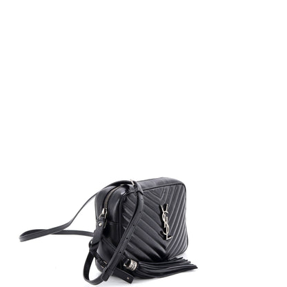 Lou Camera Bag Matelasse Chevron Leather Small