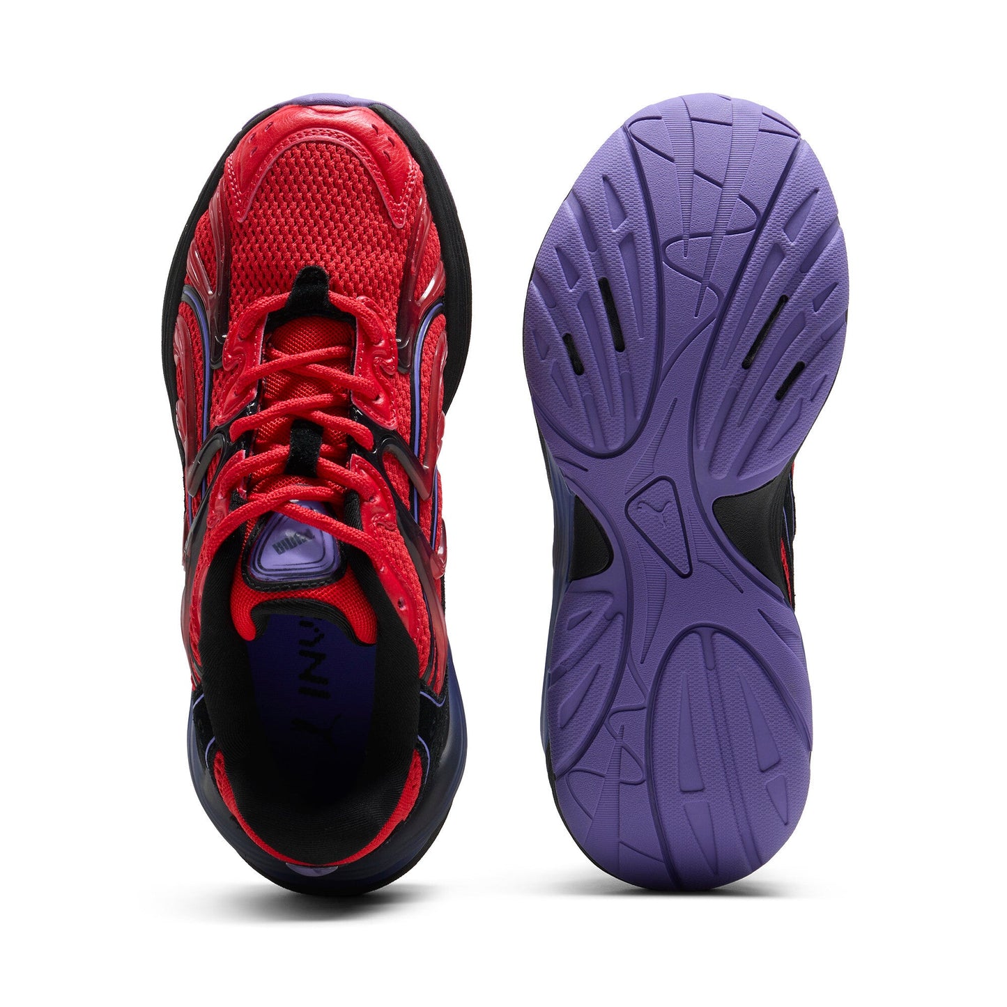 Puma Grade School Inverse Rev Red Black