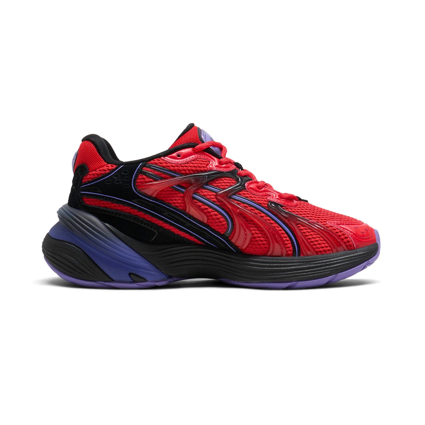 Puma Grade School Inverse Rev Red Black