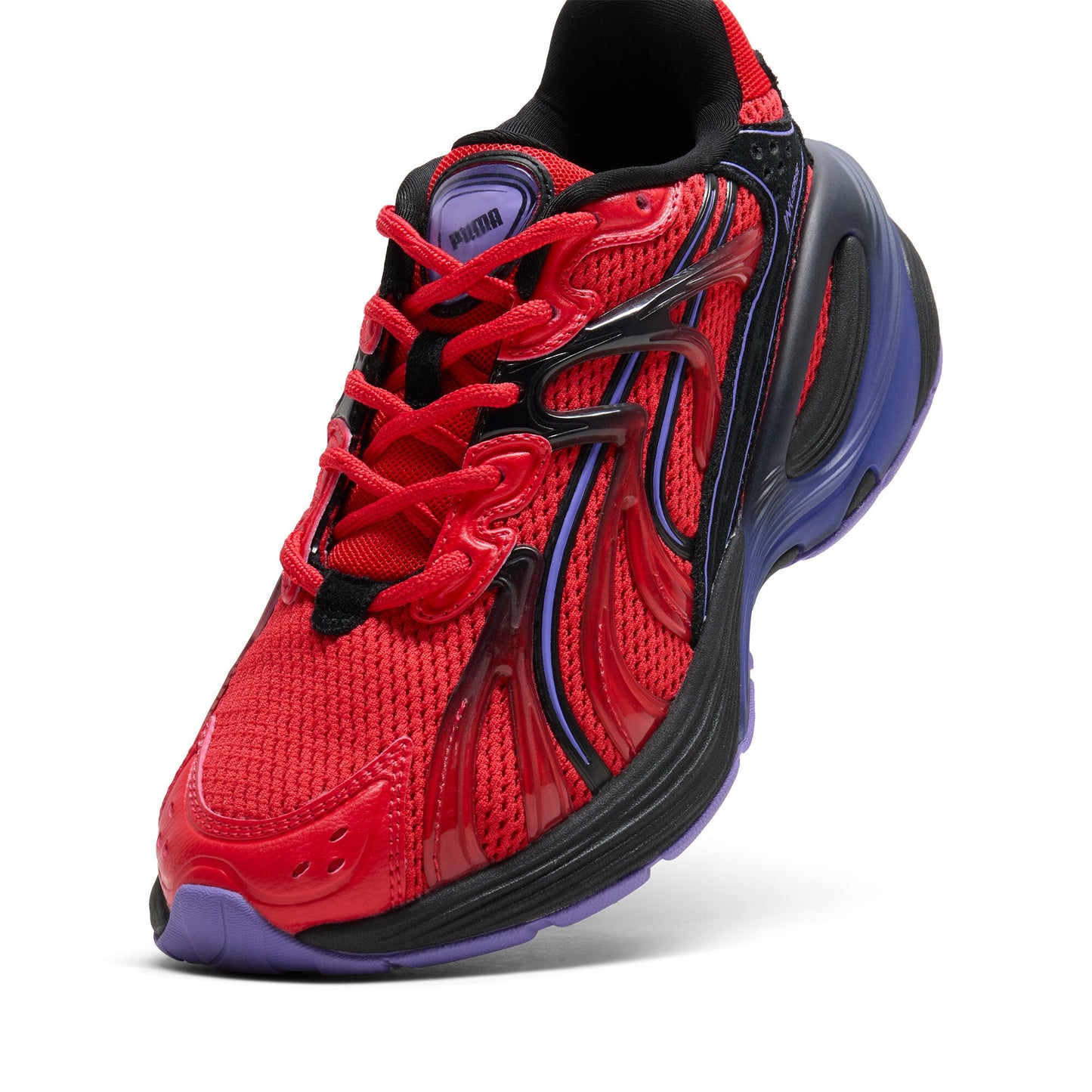 Puma Grade School Inverse Rev Red Black