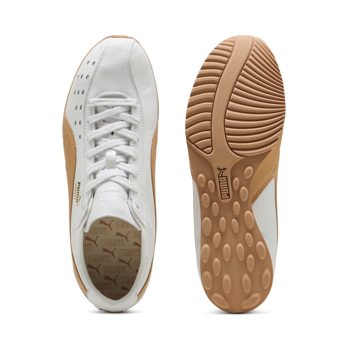 Puma Mens Sprint White Putty