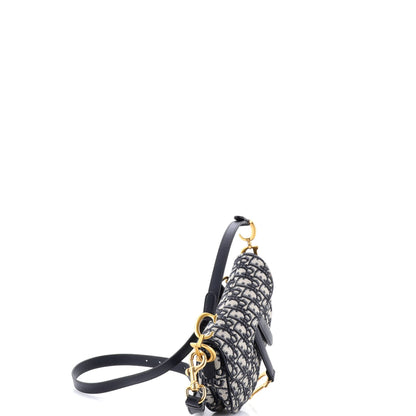 Saddle Handbag Oblique Canvas Mini