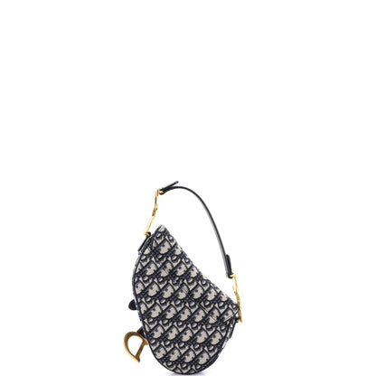 Saddle Handbag Oblique Canvas Mini