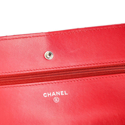 Wallet on Chain Quilted Lambskin