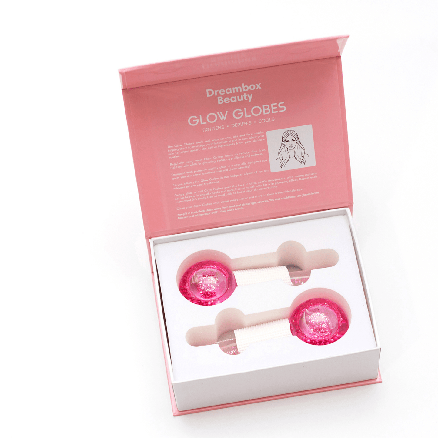 Ice Globes for Face | Cooling Facial Massage Glow Globes