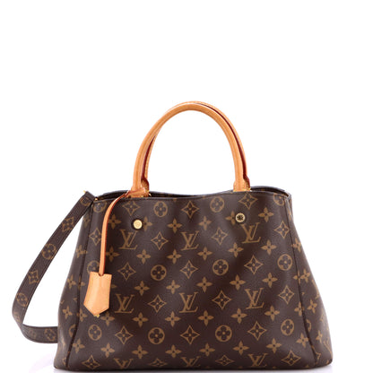 Montaigne Handbag Monogram Canvas MM