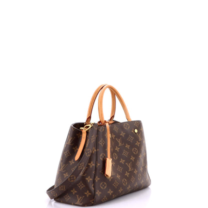 Montaigne Handbag Monogram Canvas MM