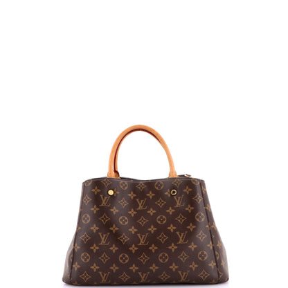 Montaigne Handbag Monogram Canvas MM