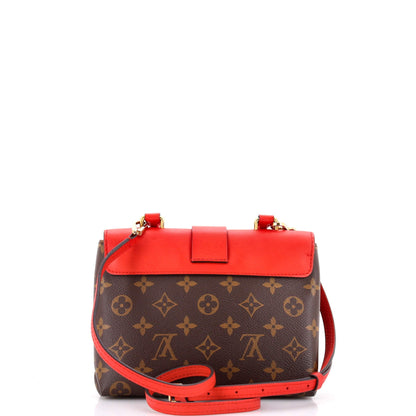 Locky Handbag Monogram Canvas with Leather BB