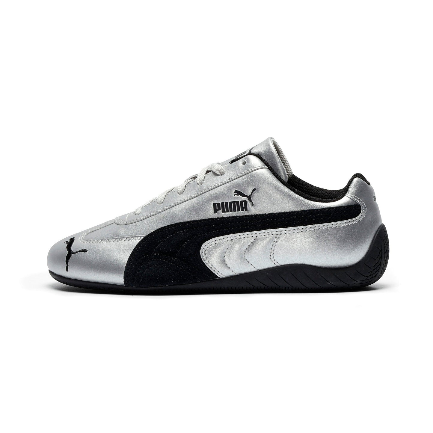 Puma Womens Speedcat Metallic Metallic Silver Black