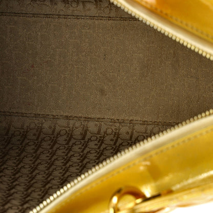 Vintage Lady Dior Bag Cannage Quilt Patent Large