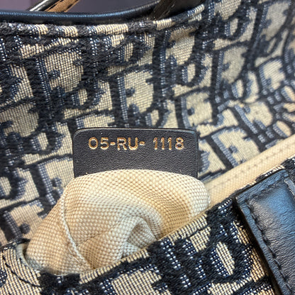 Saddle Handbag Oblique Canvas Mini