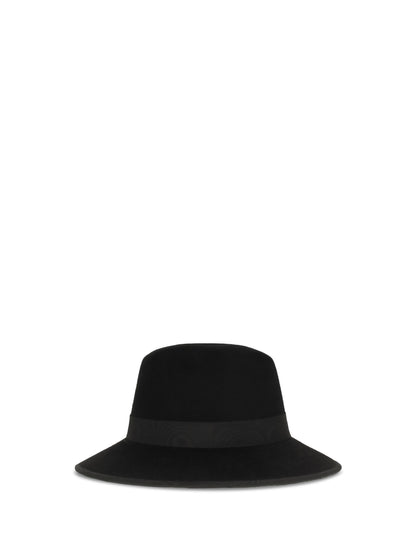 Hat VLogo Signature Black/Antique Light Gold