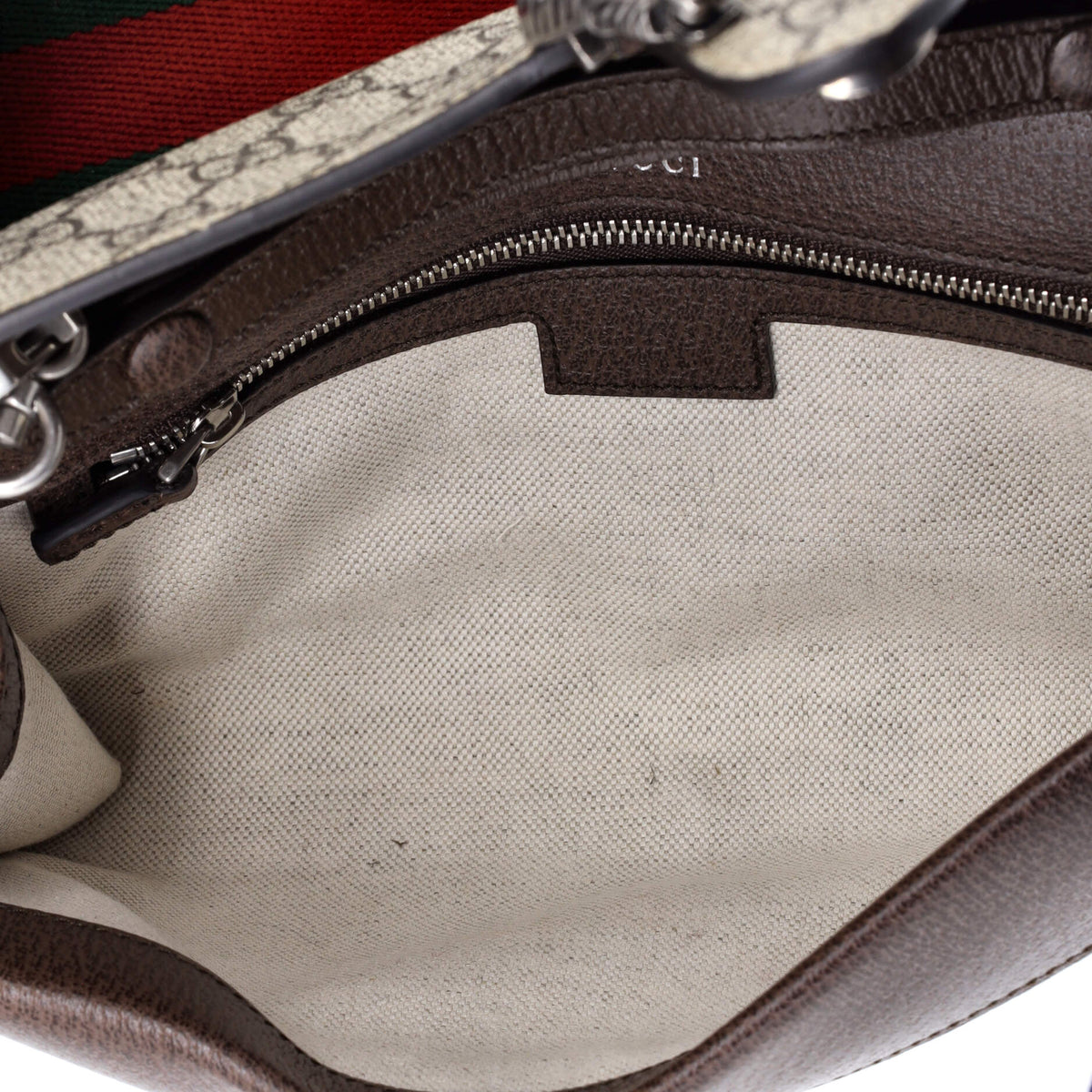 Dionysus East-West Flap Bag GG Coated Canvas Small