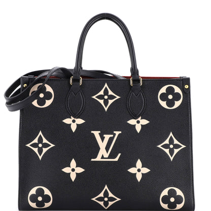 OnTheGo Tote Bicolor Monogram Empreinte Giant MM