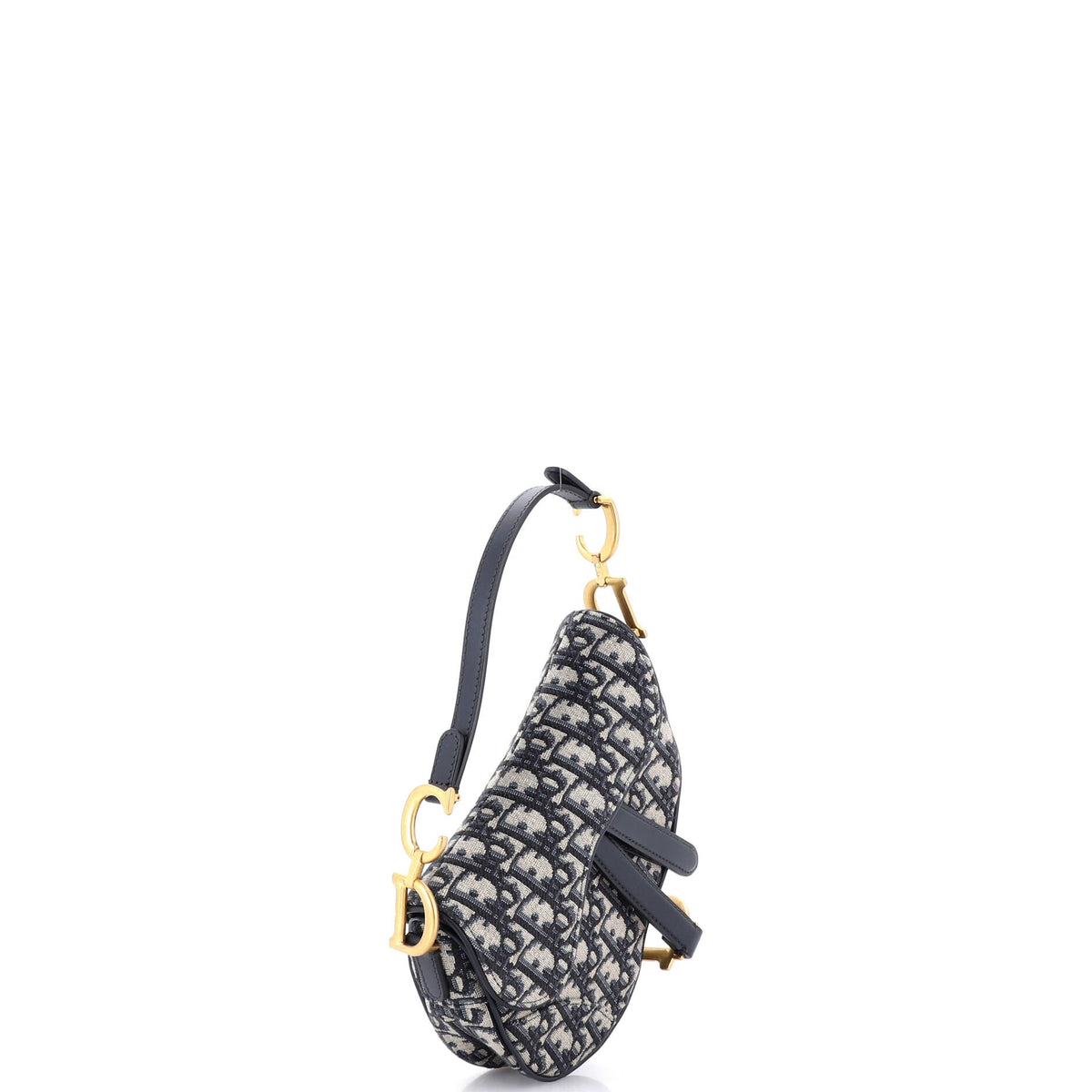 Saddle Handbag Oblique Canvas Mini