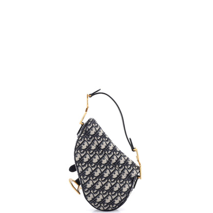 Saddle Handbag Oblique Canvas Mini