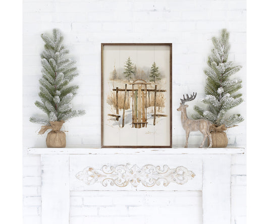 Kendrick Home Vintage Sleigh Resting